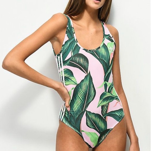 adidas pink bodysuit